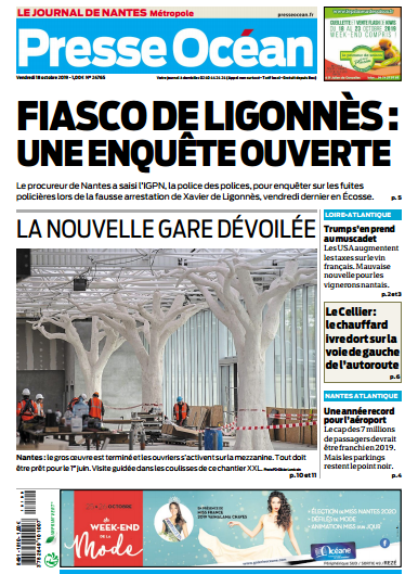 Presse Océan (4 Editions) Du Vendredi 18 Octobre 2019
