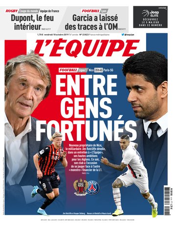 L'Équipe Du Vendredi 18 Octobre 2019