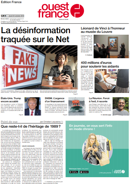 Ouest-France Édition France Du Jeudi 24 Octobre 2019