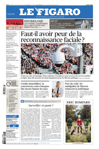 Le Figaro Du Samedi 26 & Dimanche 27 Octobre 2019