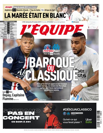  L'Équipe Du Dimanche 27 Octobre 2019