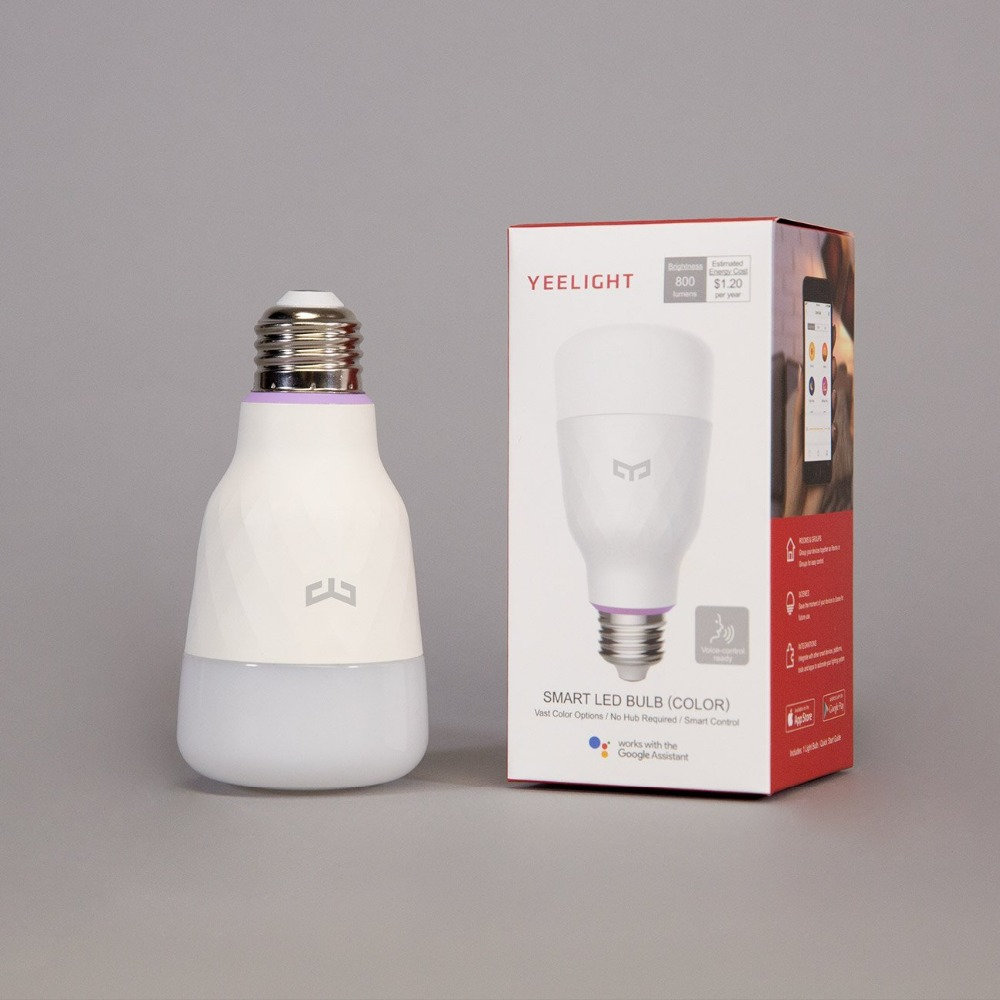 Xiaomi Yeelight LED Smart ampoule colorée 800 Lumens 10W E27 Citron