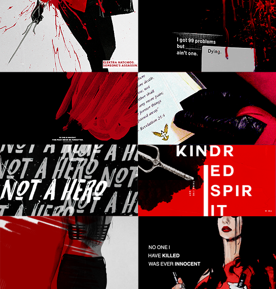 Elektra Natchios Ψ Red's not really my color X152