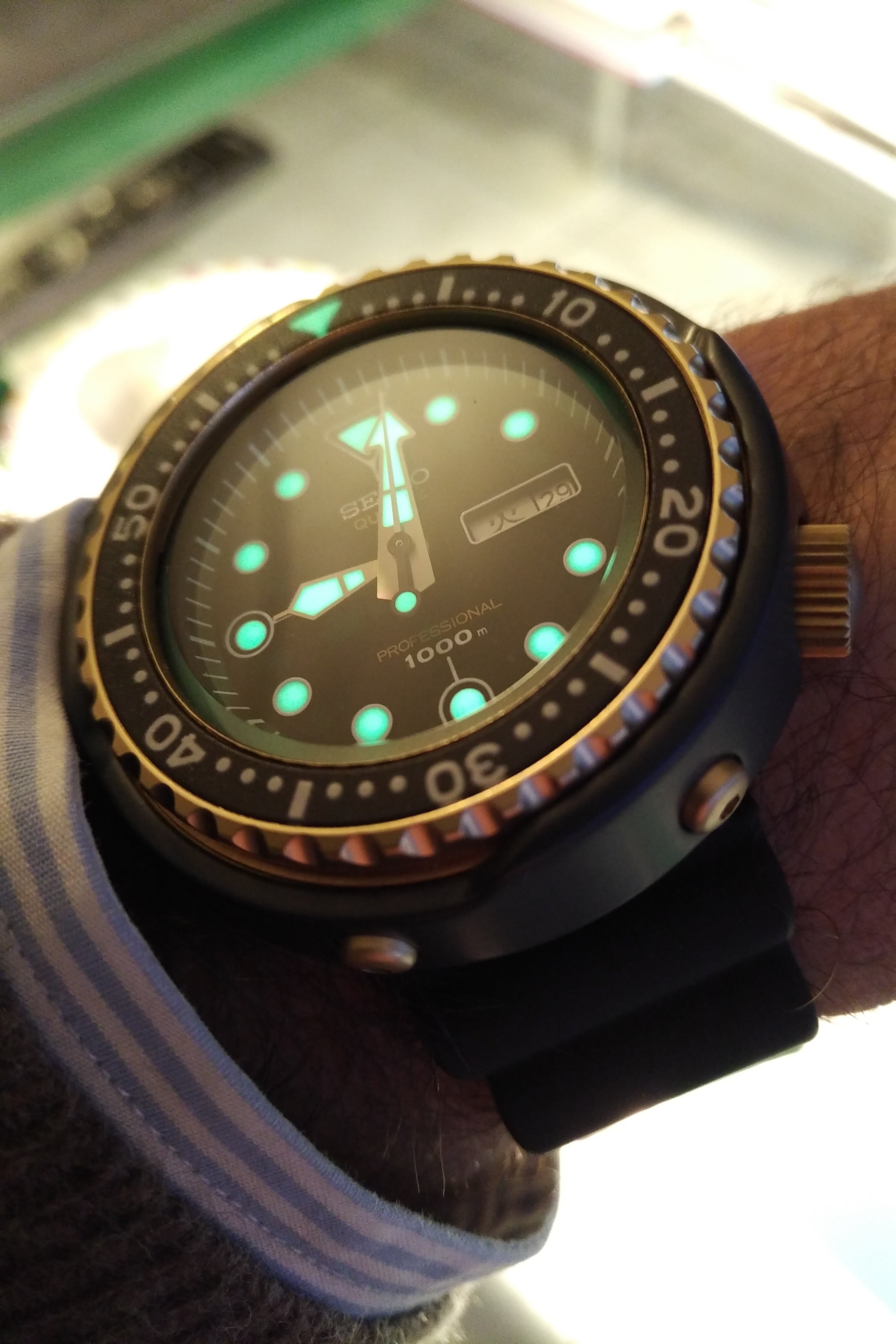 Ma nouvelle Seiko sbbn040: Tuna 1000m 1b1a