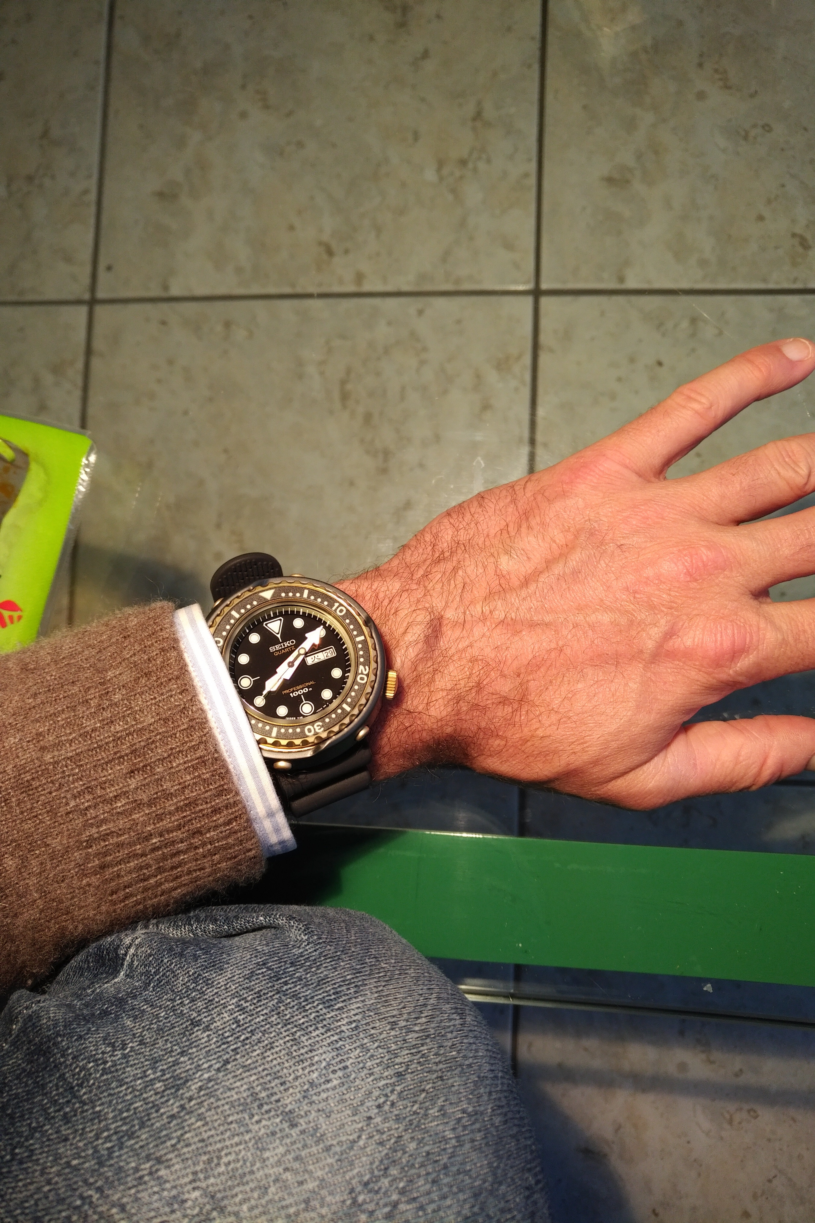 Ma nouvelle Seiko sbbn040: Tuna 1000m 2pat
