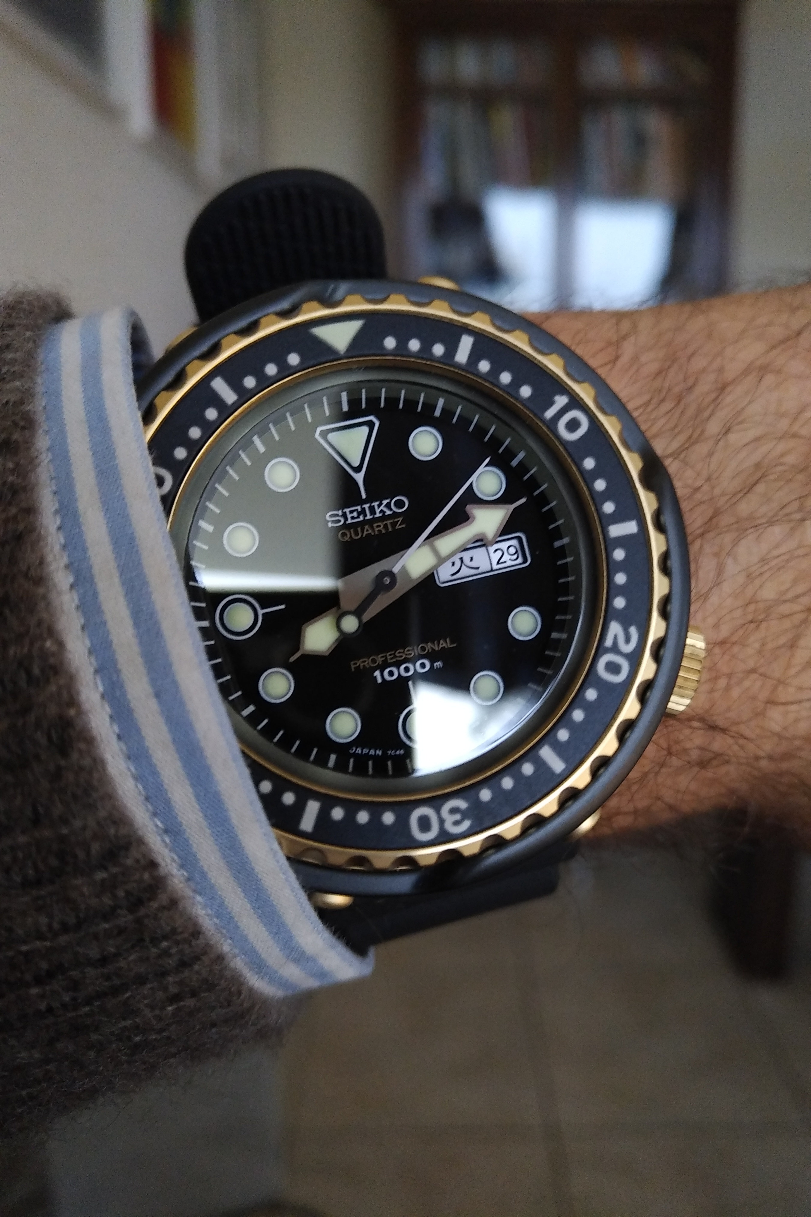 Ma nouvelle Seiko sbbn040: Tuna 1000m Cikq