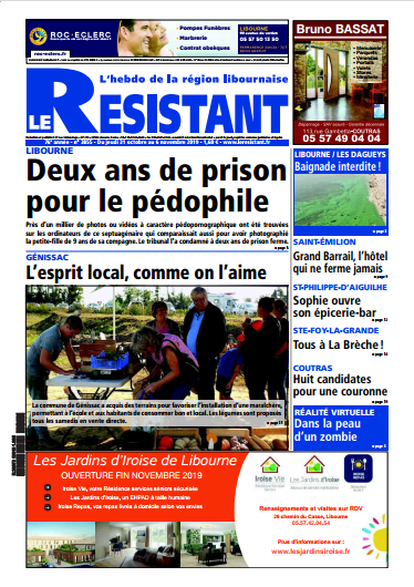 Le Journal Le Résistant - 02 novembre 2019