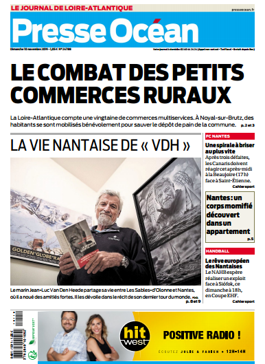 Presse Océan (4 Editions) Du Dimanche 10 Novembre 2019