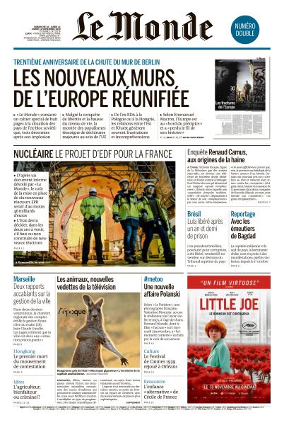 Le Monde Du Dimanche 10 & Mardi 12 Novembre 2019