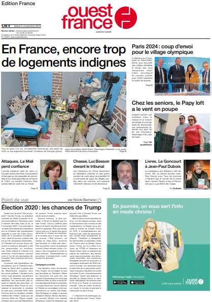 Ouest-France Édition France Du Mardi 5 Novembre 2019