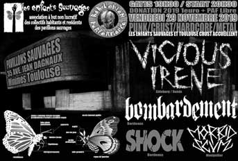 [Toulouse - 29-11-2019] VICIOUS IRENE + BOMBARDEMENT + SHOCK Ow09