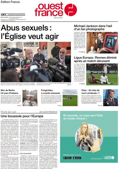  Ouest-France Édition France Du Vendredi 8 Novembre 2019