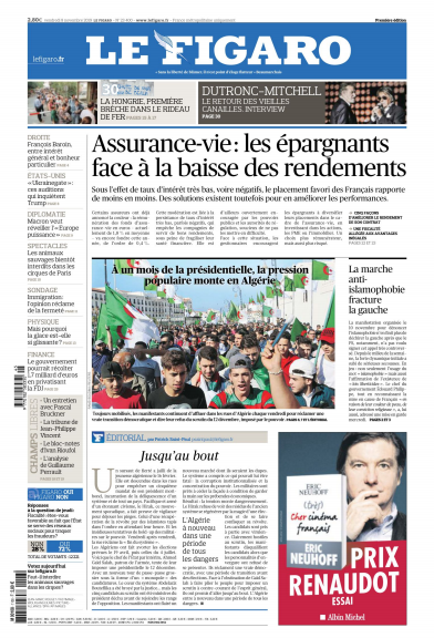  Le Figaro Du Vendredi 8 Novembre 2019