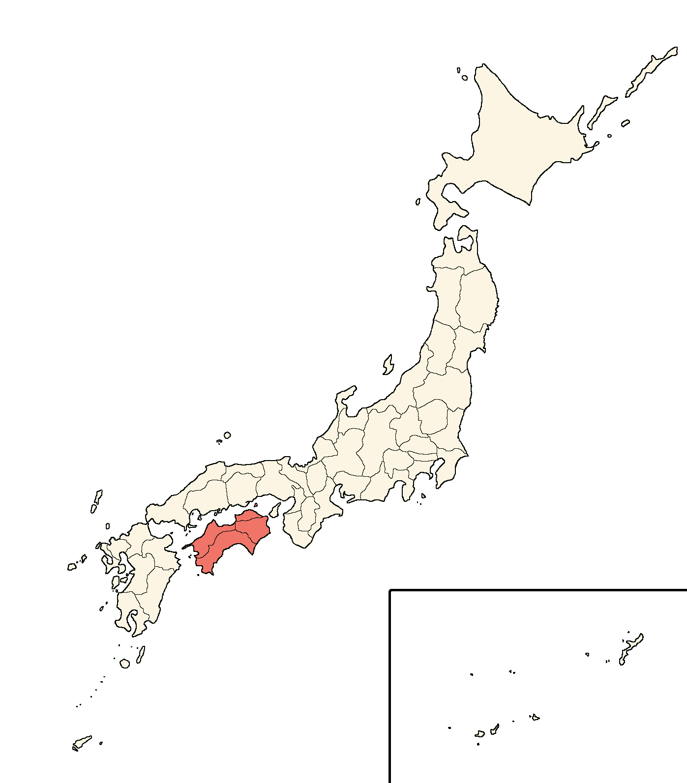Les provinces du Shikoku 0r09