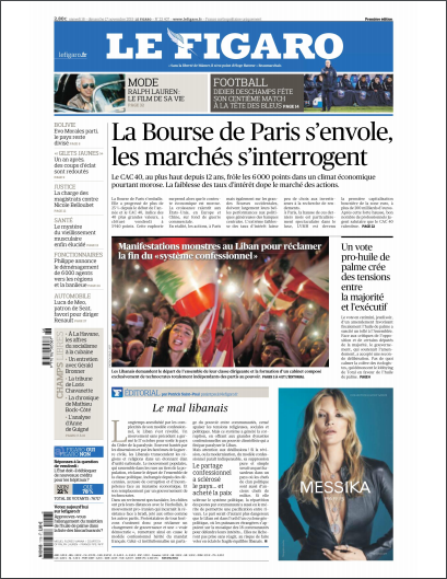 Le Figaro Du Samedi 16 & Dimanche 17 Novembre 2019