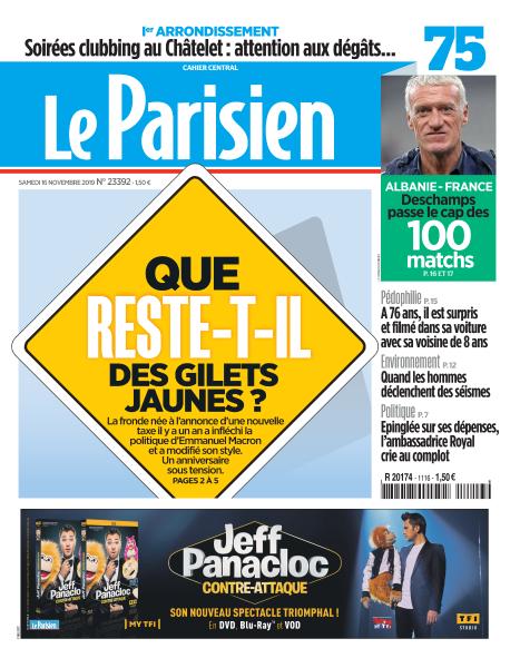  Le Parisien Du Samedi 16 Novembre 2019
