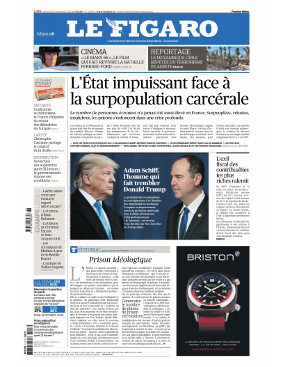 Le Figaro Du Mercredi 13 Novembre 2019