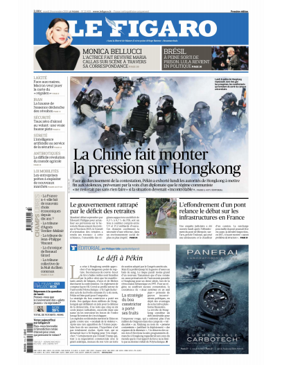 Le Figaro Du Mardi 19 Novembre 2019