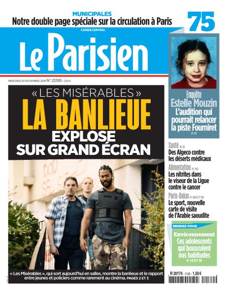 Le Parisien Du Mercredi 20 Novembre 2019