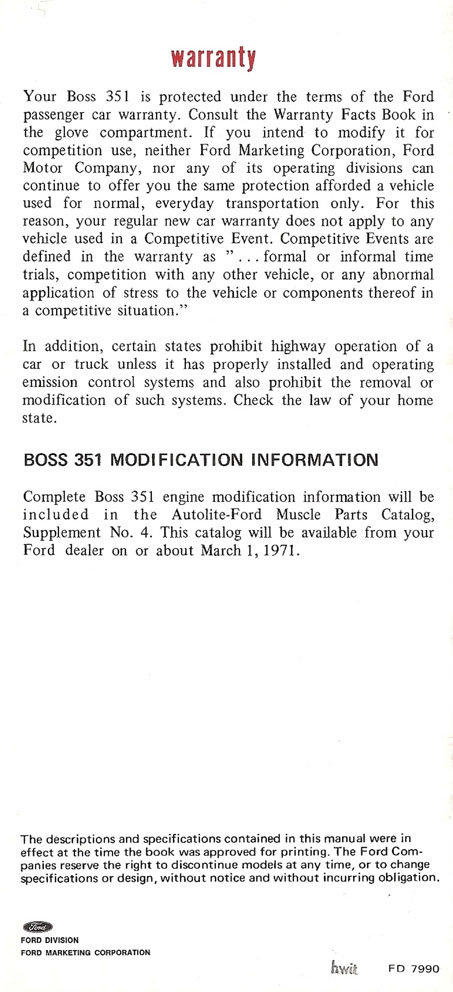 mustang BOSS 351 de 1971 de chez  MPC/ERTL au 1/25 - Page 4 Bvr5