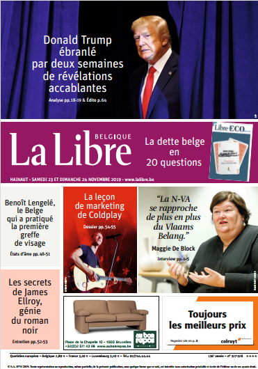 La Libre Belgique Du Samedi 23 & Dimanche 24 Novembre 2019
