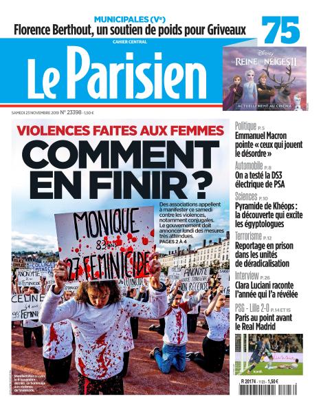 Le Parisien Du Samedi 23 Novembre 2019