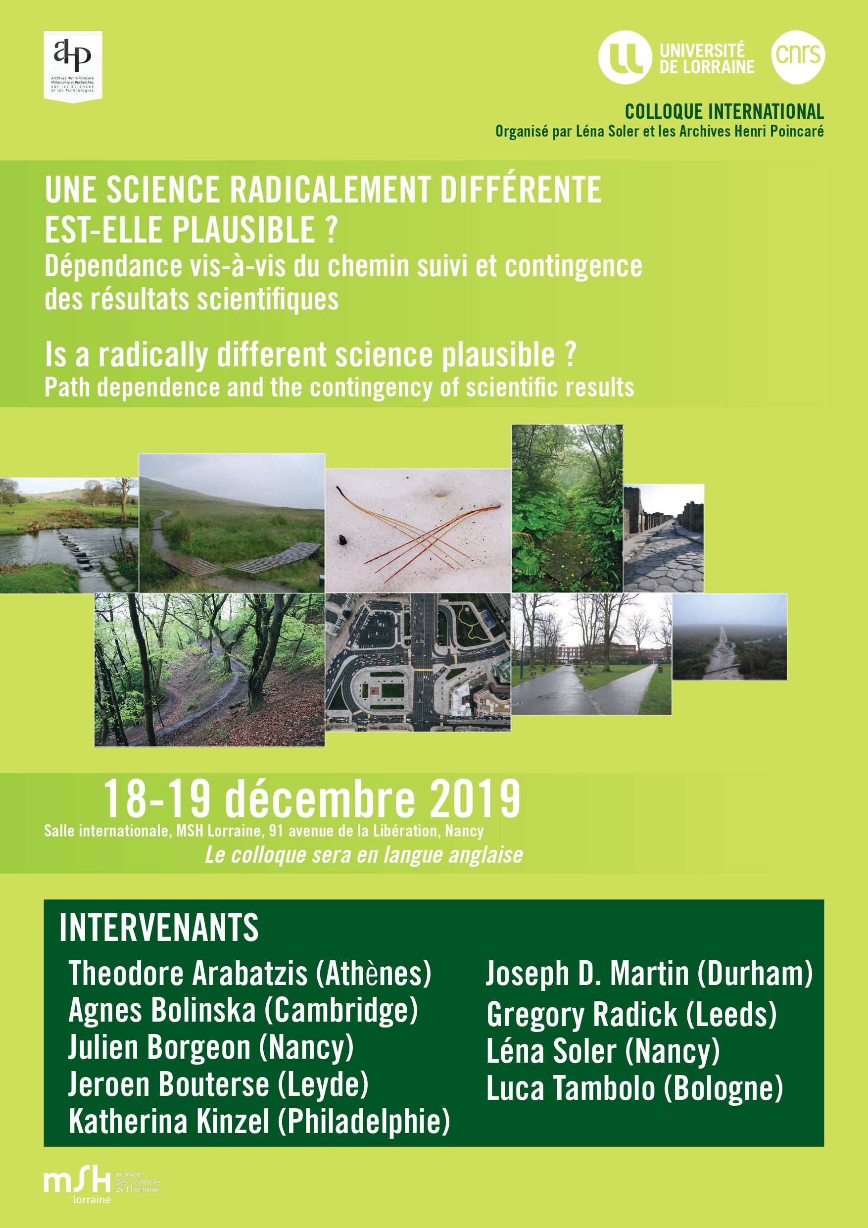 Save the date ! - Colloque international (18-19/12/2019) Vzpd