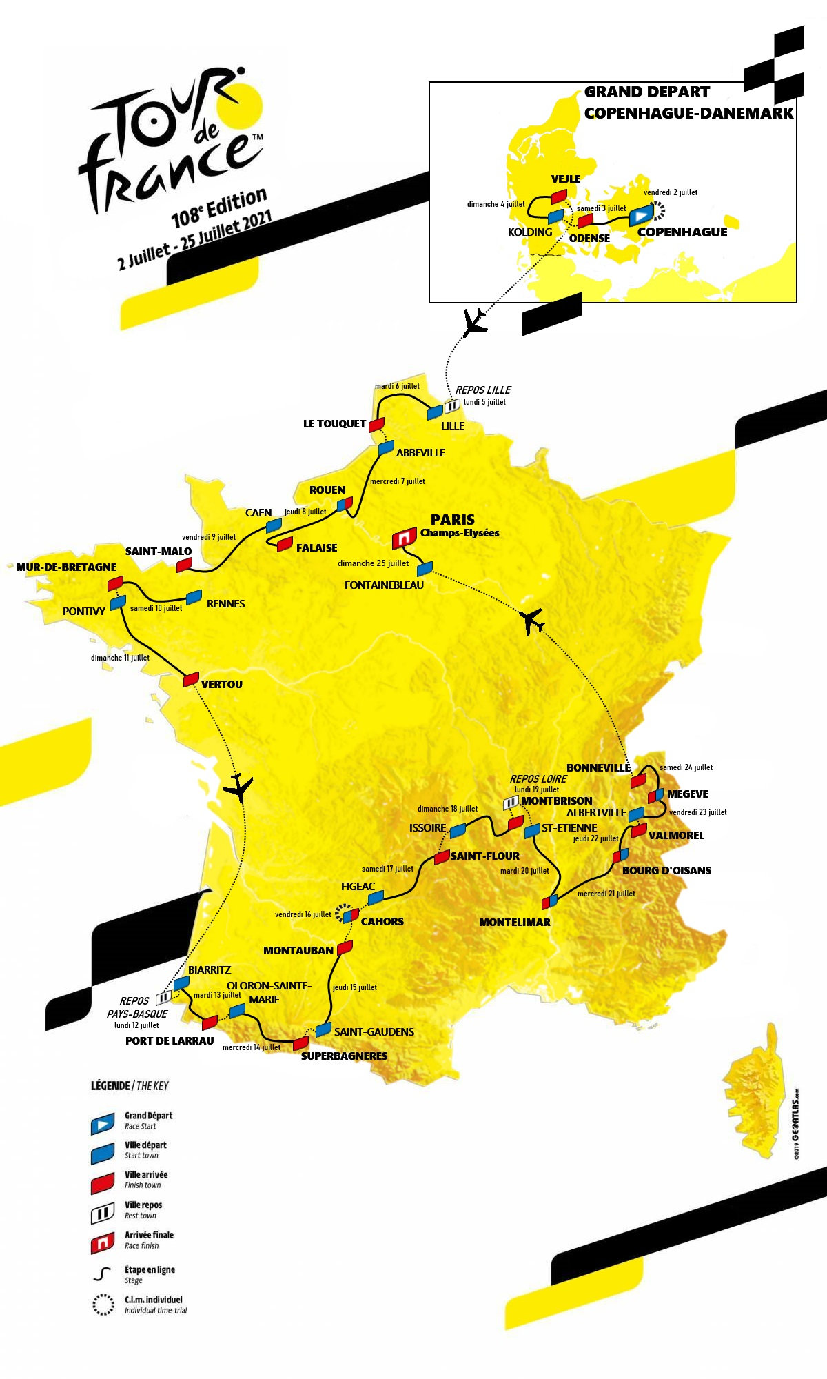 Parcours Tour De France 24 Juillet 2019 - devfall - Tour De France Etape Du Jour 14 Juillet 2022