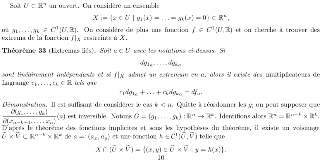 Multiplicateurs De Lagrange Entraide Superieur Forum De Mathematiques Bibm Th Net