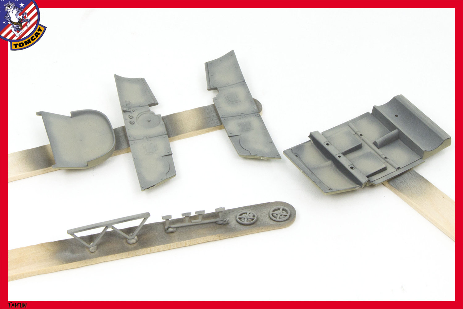 Bf-108 Taifun Eduard 1/48 Fini sur socle Hbox