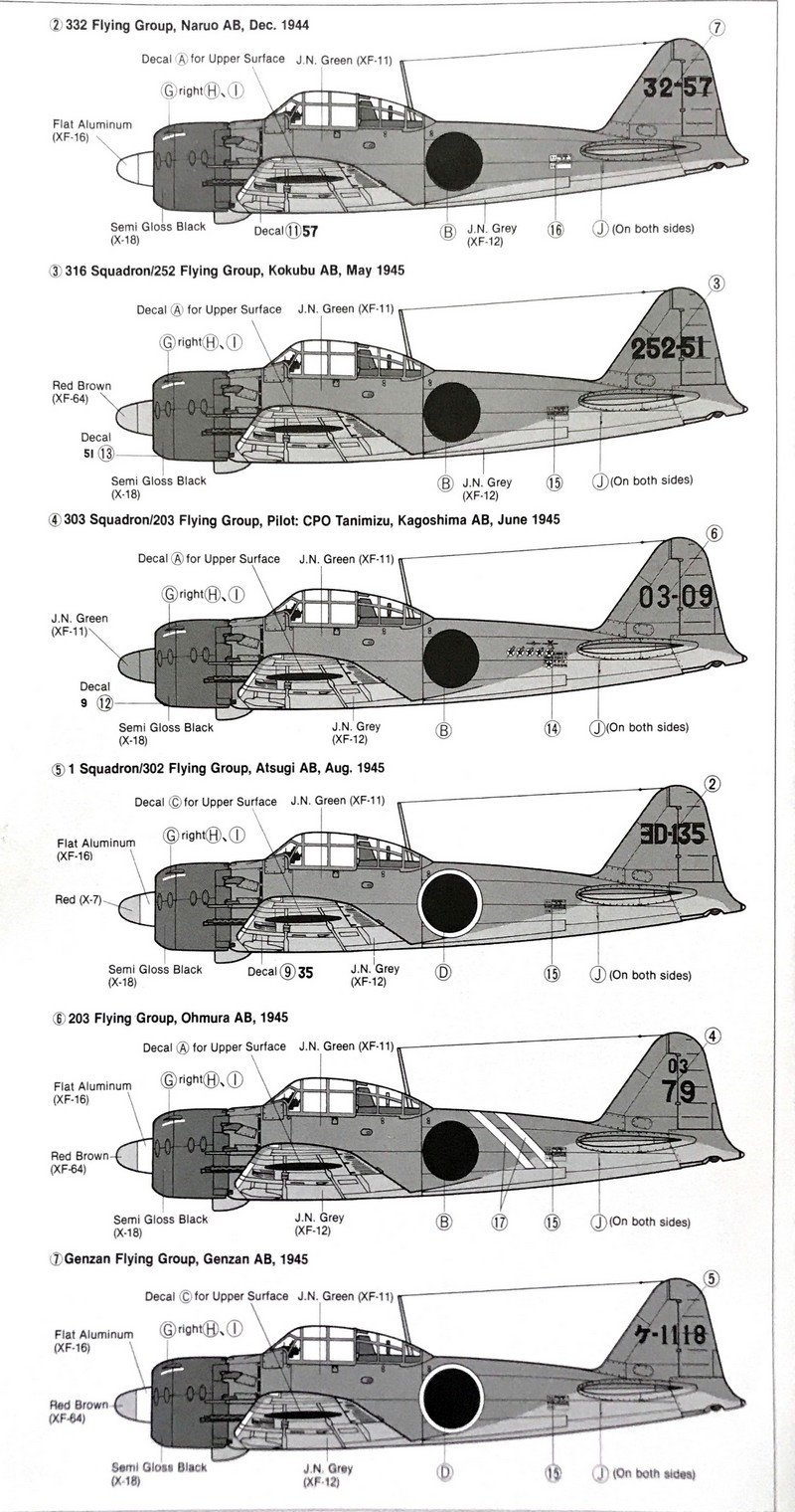 Zero A6M5c Tamiya 1/48 Old Kit FINI ! - Page 2 Ysnx
