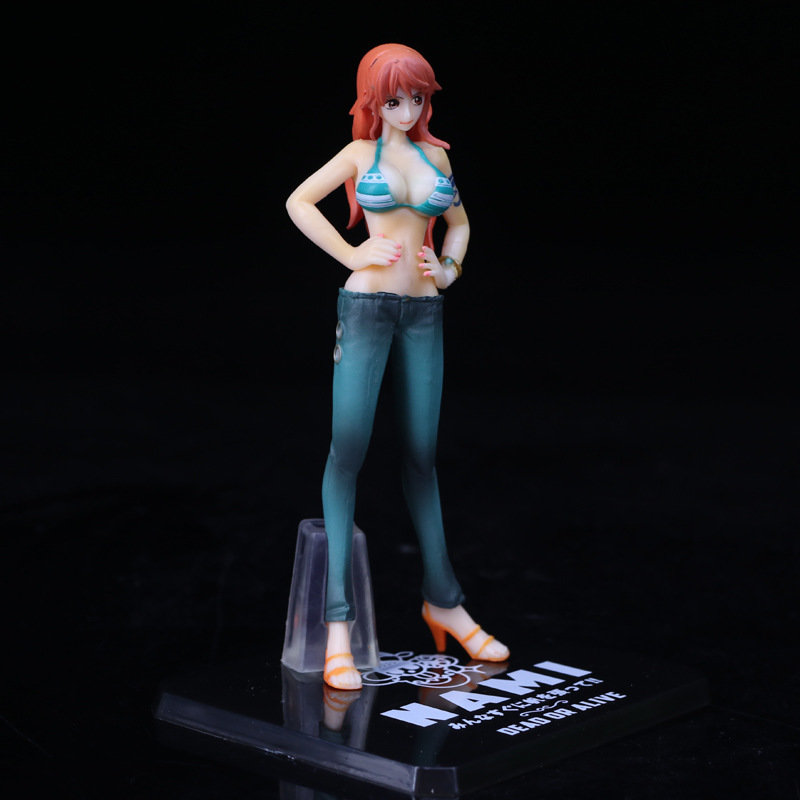 new nami anime one piece action figure 6.7/" 17cm collection pvc toys