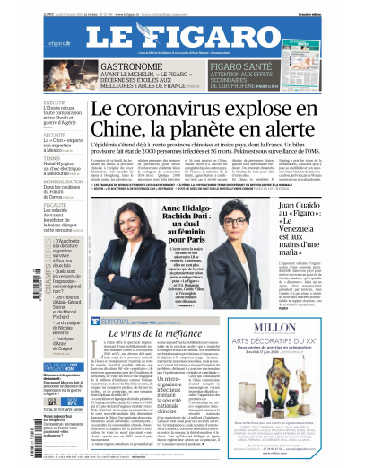 Le Figaro Du Lundi 27 Janvier 2020