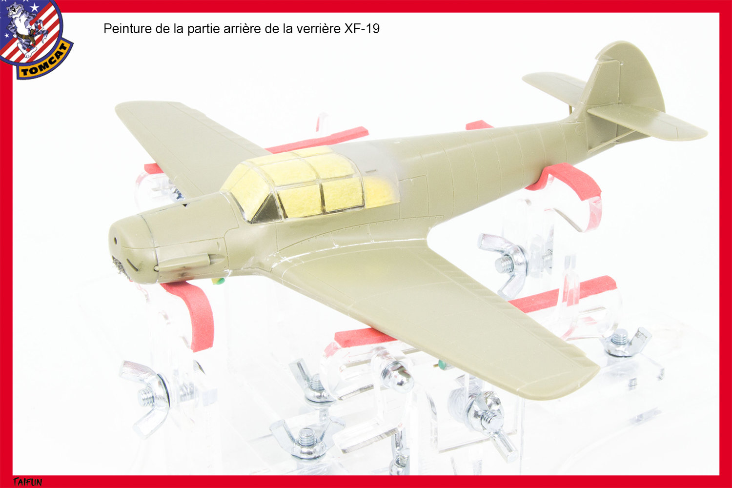 Bf-108 Taifun Eduard 1/48 Fini sur socle 8v47