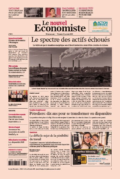  Le nouvel Économiste Du Vendredi 24 Janvier 2020