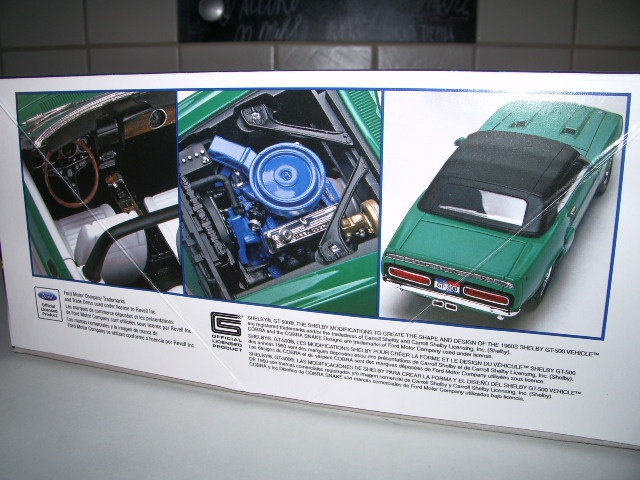 mustang SHELBY GT 500 convertible 1969 de chez revell au 1/25 Zl89