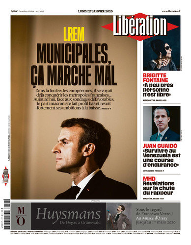 Libération Du Lundi 27 Janvier 2020