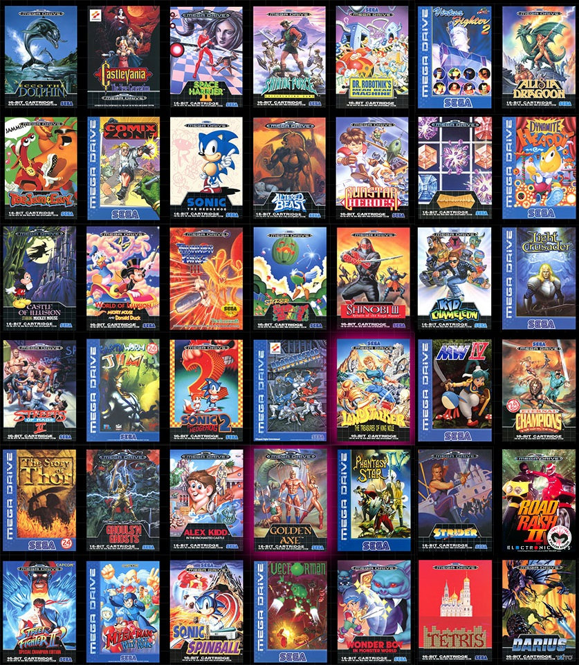 Sega dévoile 10 jeux de plus pour sa Mega Drive Mini