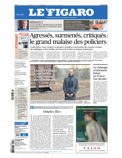 Le Figaro Du Mardi 28 Janvier 2020