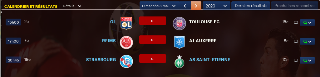 Matchs Retard/Avancés avant mercredi 12 h Qg29