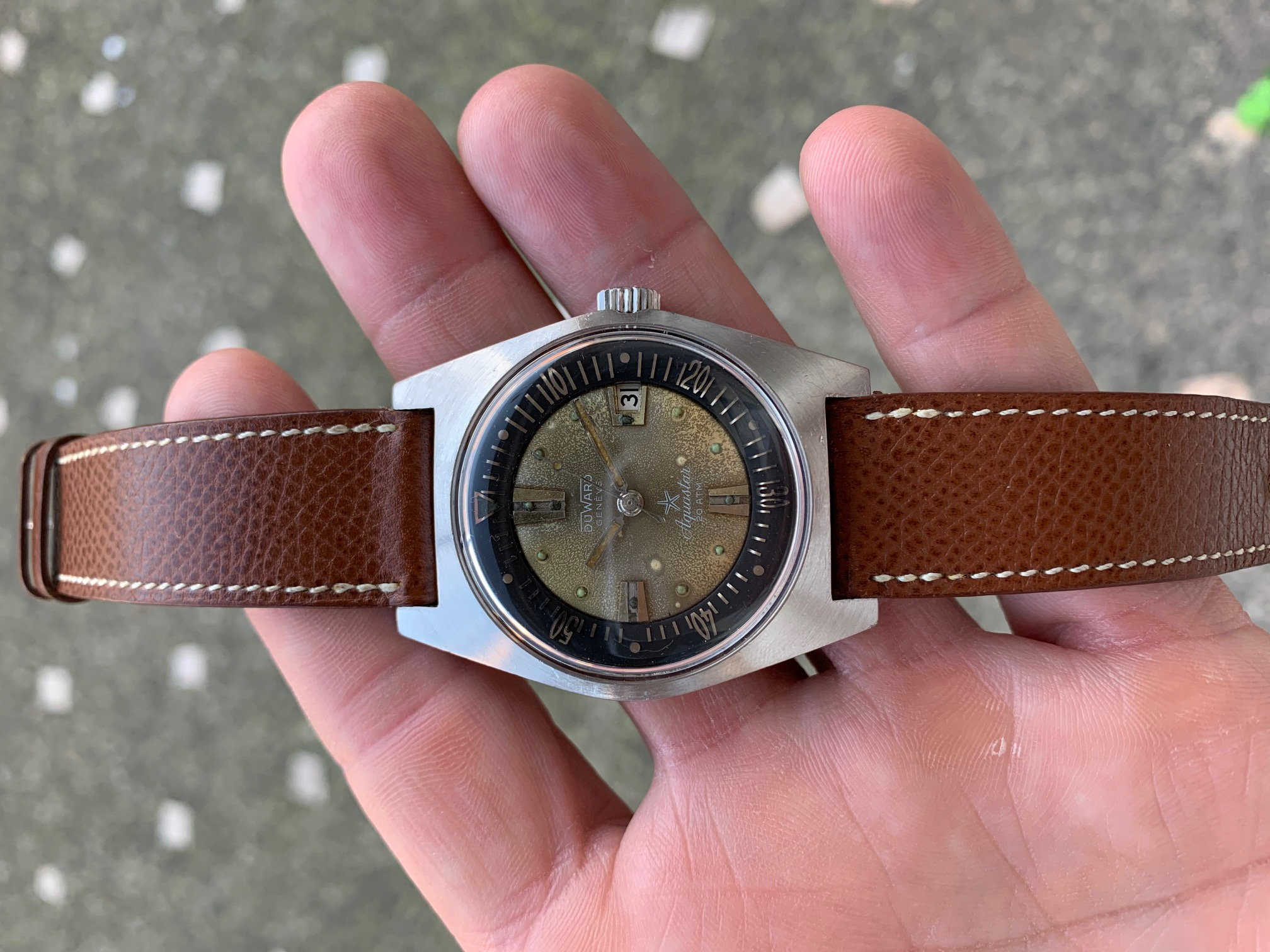 Cadran De Montre AS 1701 Pour ROTARY - 27.50mm - Stock Neuf Ancien (NOS)