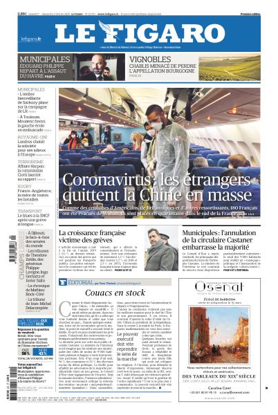 Le Figaro Du Samedi 1er & Dimanche 2 Février 2020