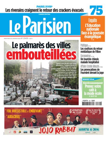 Le Parisien Du Mercredi 29 Janvier 2020