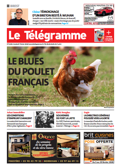 Le Télégramme (2 Editions) Du Vendredi 7 Février 2020