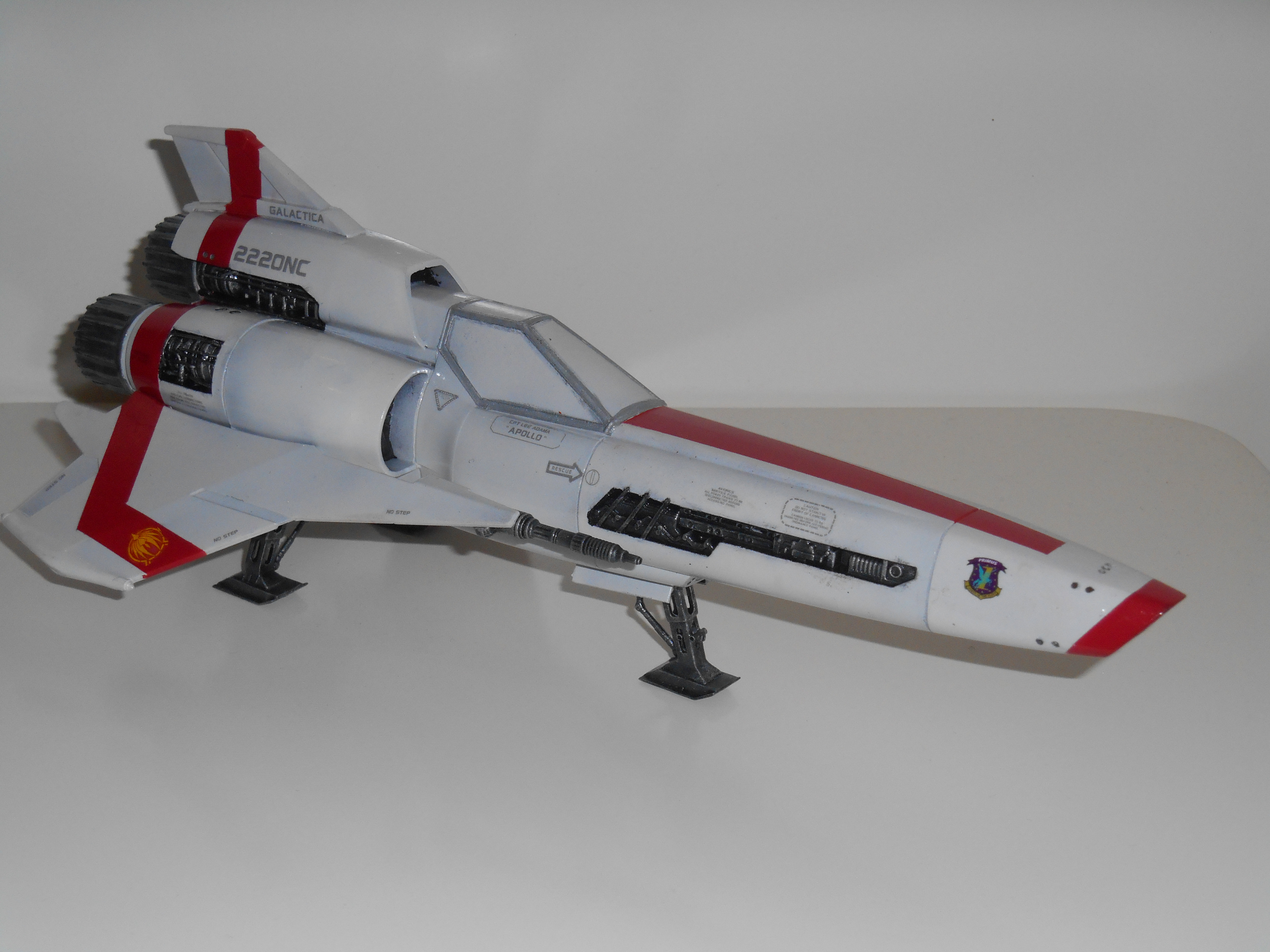 1/32 COLONIAL VIPER Mk II Galactica (Moebius) 4liu