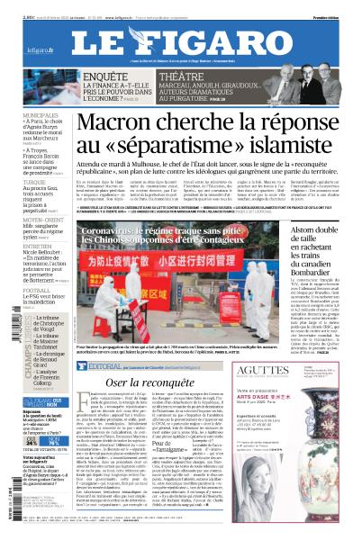 Le Figaro Du Mardi 18 Février 2020