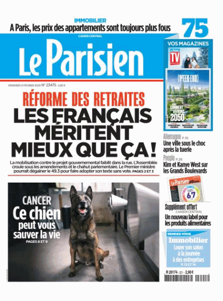 Le Parisien & Le Parisien Magazine Du Vendredi 21 Février 2020