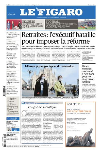Le Figaro Du Mardi 25 Février 2020