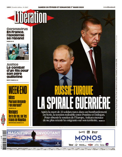 Libération Du Samedi 29 Février & Dimanche 1er Mars 2020Libération Du Samedi 29 Février & Dimanche 1er Mars 2020