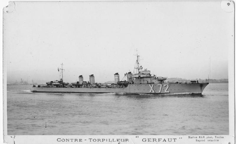 Contre-torpilleur Gerfaut Bi8j
